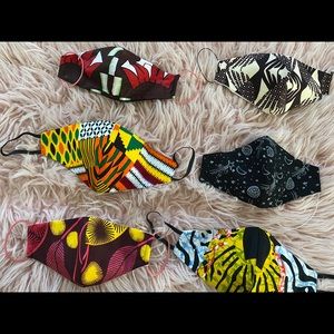 Multi print cotton face mask